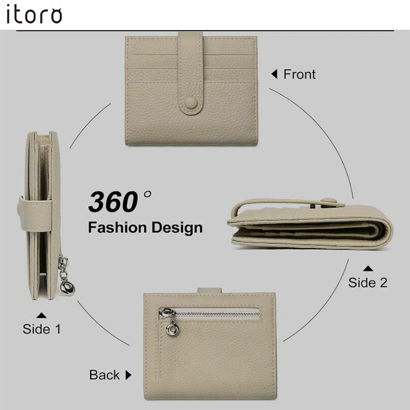 itoro Pocket Wallet for Women Beige