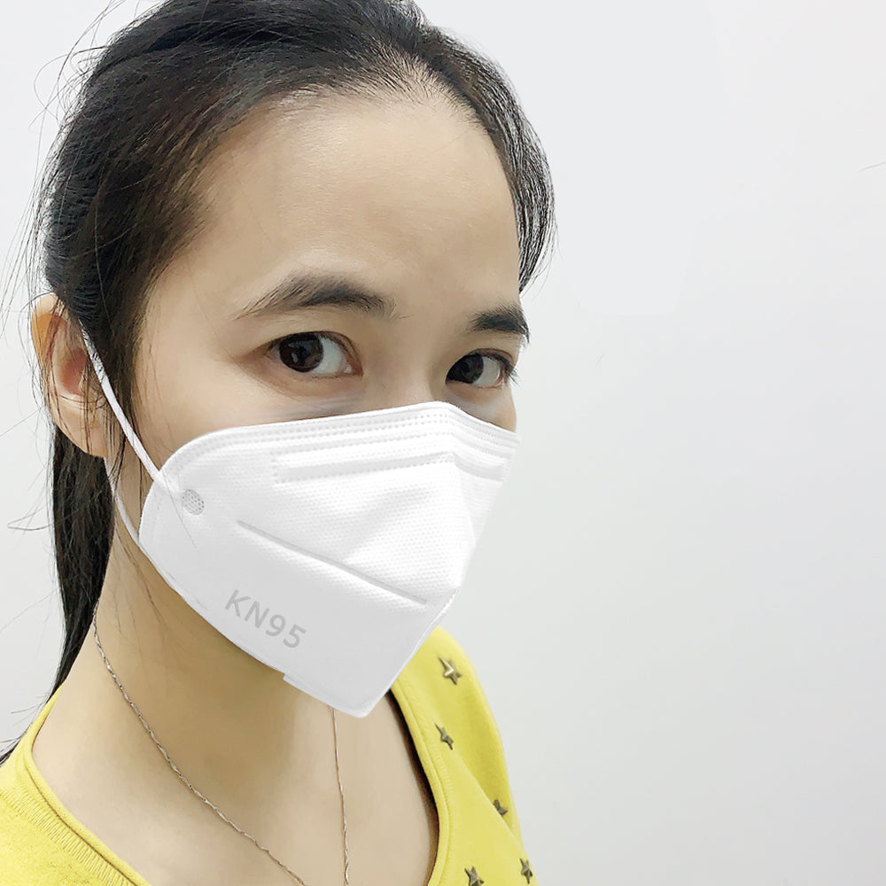 KN95 Face Mask, Disposable 5-Layer Breathing Masks, Great for Virus Protection, Earloop 5-Ply KN95 Face Mask